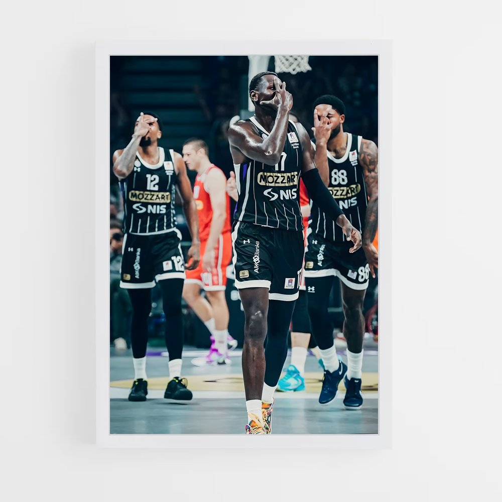 Poster L'Esprit des Warriors – affiche Basketball (vue 3)